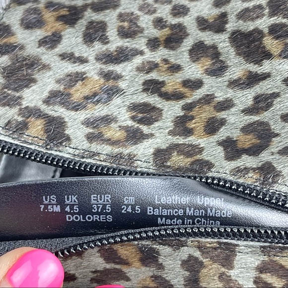 NWOB Preston & York Leopard Print Haircalf Boots - Picture 14 of 16